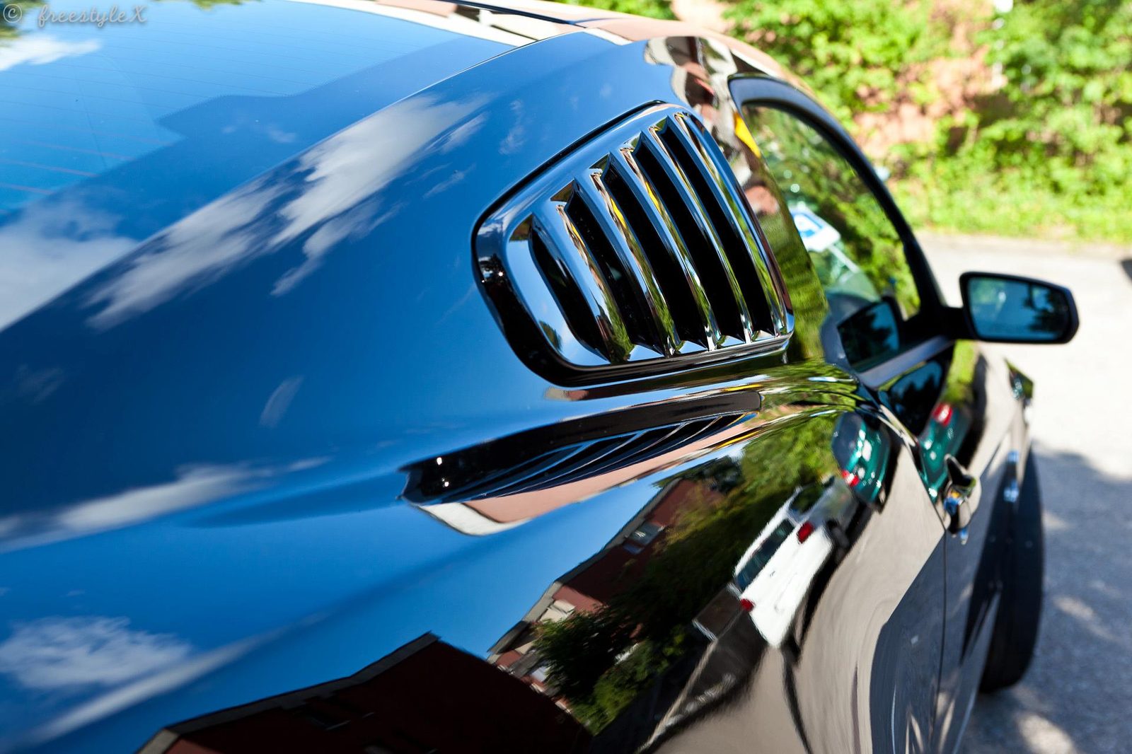 Ford Racing Auspuff-Endrohr Detail